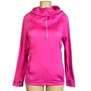 Moving Comfort Fit & Powerful Jacket Cowl Neck Pink Size Medium